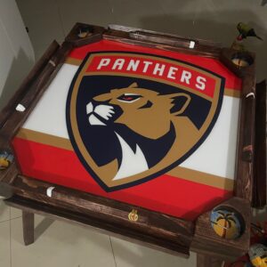florida panthers themed domino table